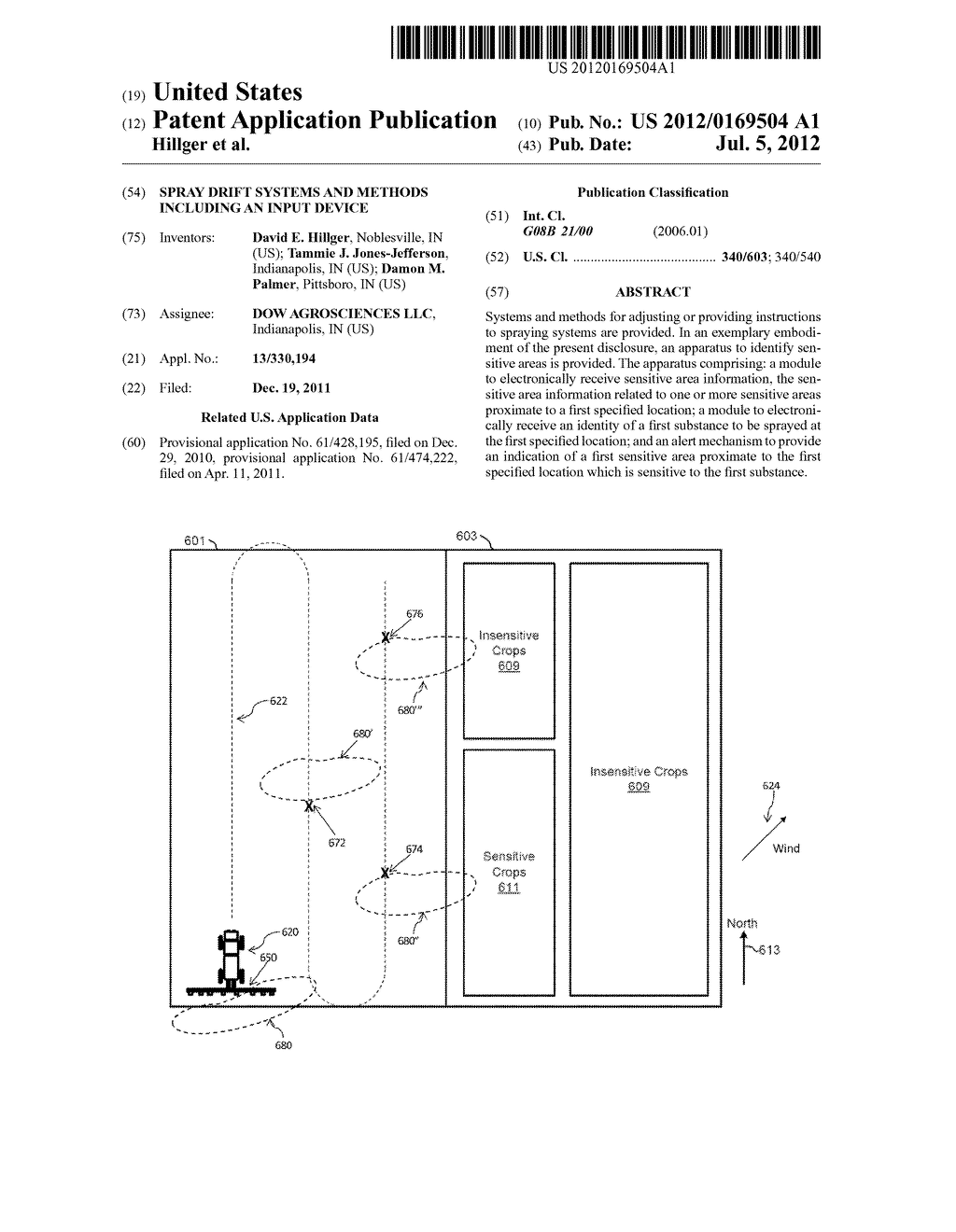 Spray Drift Systems and Methods Including an Input Device - diagram, schematic, and image 01