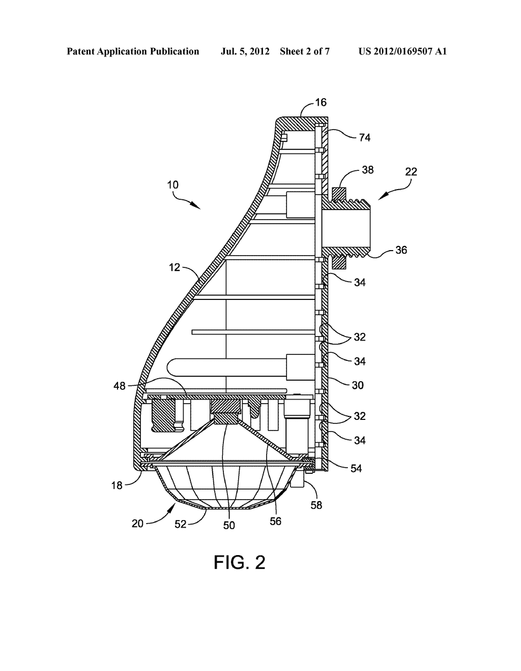 ADJUSTABLE OCCUPANCY SENSOR AND METHOD OF ATTACHING AN OCCUPANCY SENSOR TO     A LIGHT FIXTURE - diagram, schematic, and image 03