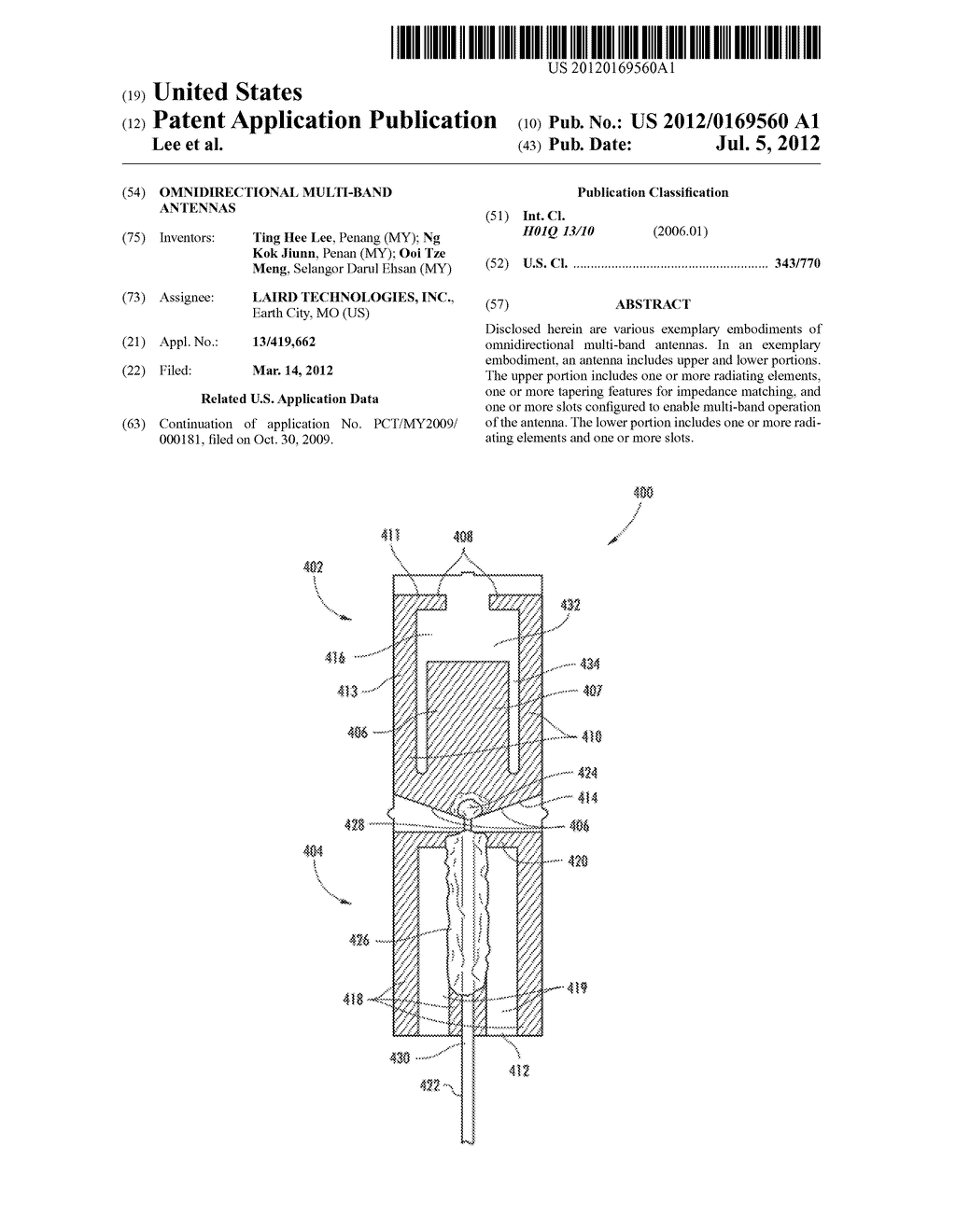 OMNIDIRECTIONAL MULTI-BAND ANTENNAS - diagram, schematic, and image 01