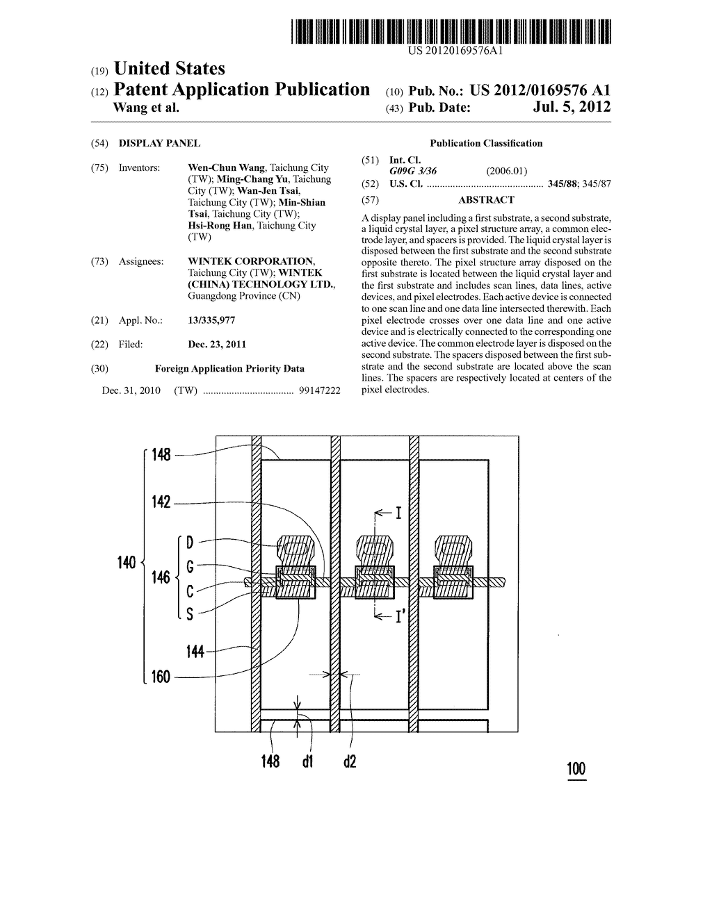 DISPLAY PANEL - diagram, schematic, and image 01