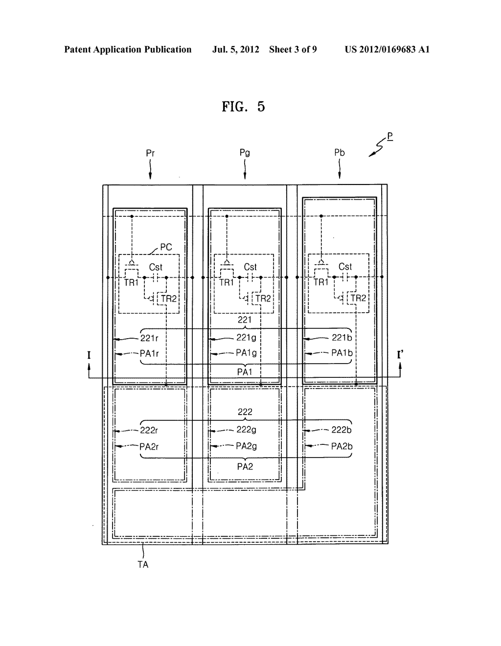 Organic light-emitting display device - diagram, schematic, and image 04