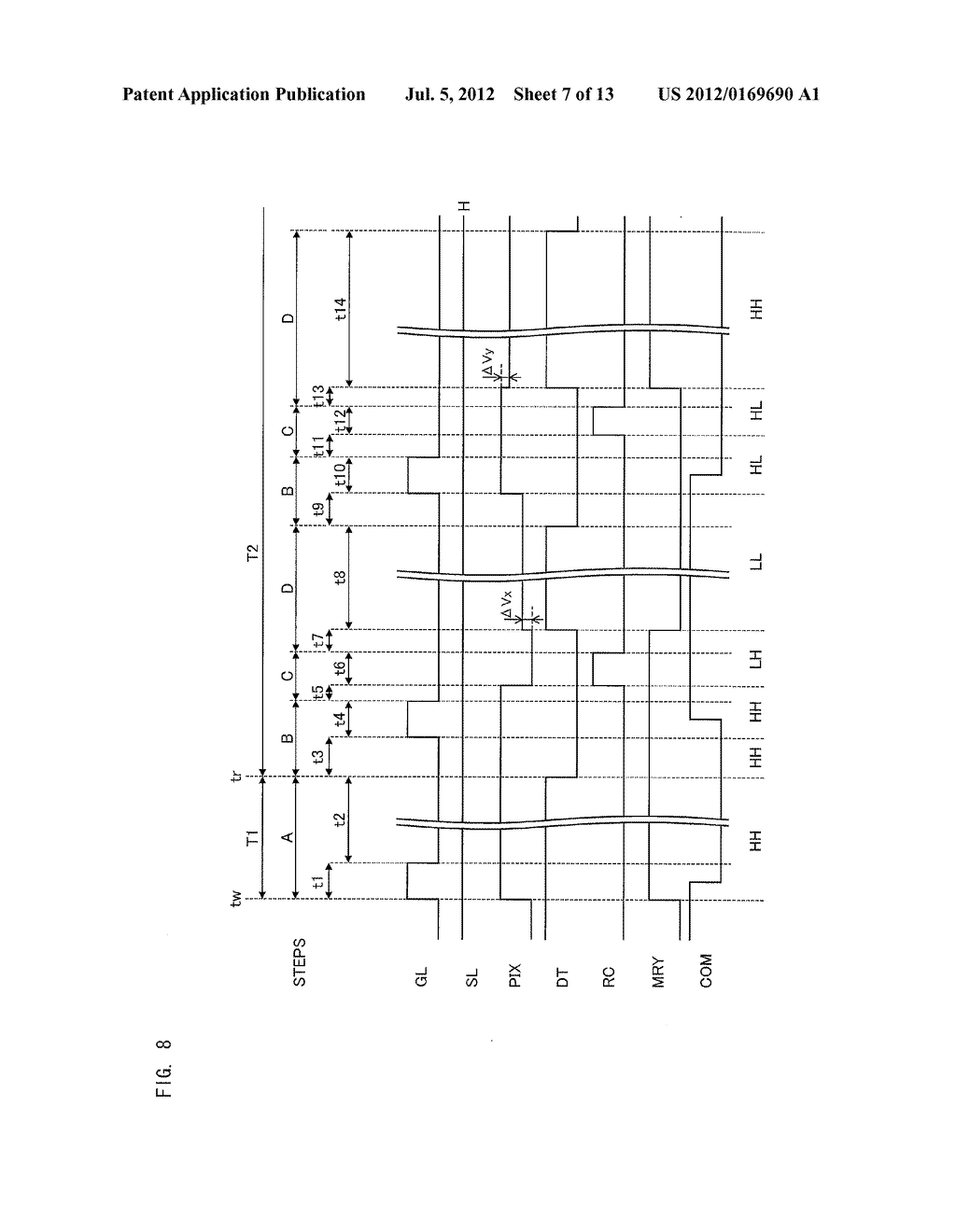 DISPLAY DEVICE AND DRIVE METHOD FOR DISPLAY DEVICE - diagram, schematic, and image 08