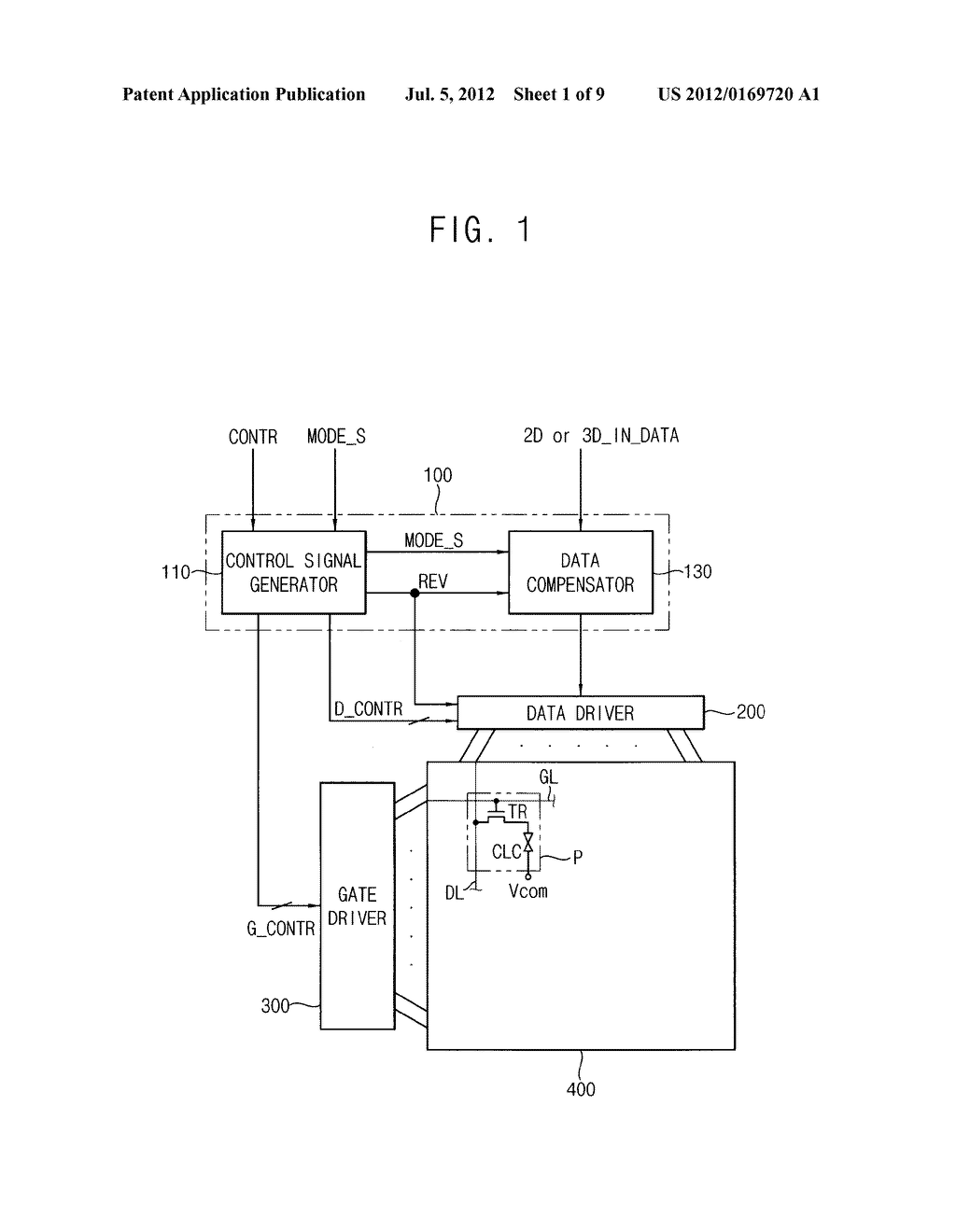 METHOD OF PROCESSING THREE-DIMENSIONAL STEREOSCOPIC IMAGE DATA AND DISPLAY     APPARATUS FOR PERFORMING THE SAME - diagram, schematic, and image 02