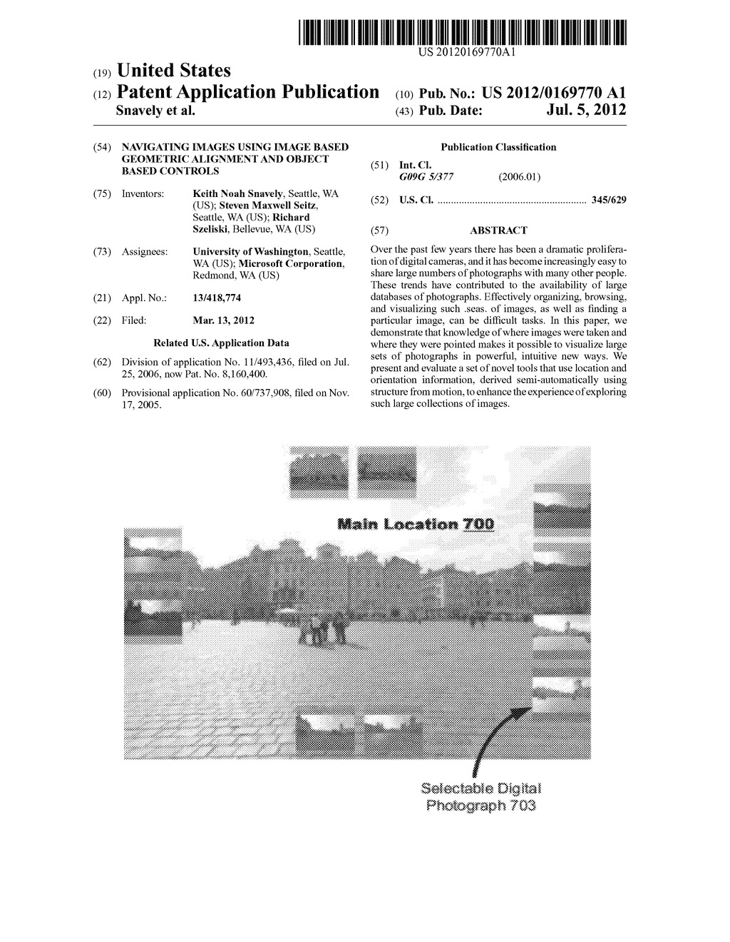 Navigating Images Using Image Based Geometric Alignment And Object Based     Controls - diagram, schematic, and image 01