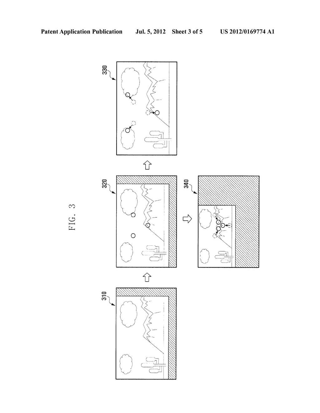 METHOD AND APPARATUS FOR CHANGING A SIZE OF SCREEN USING MULTI-TOUCH - diagram, schematic, and image 04