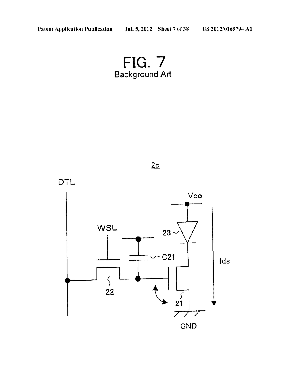 PIXEL CIRCUIT, DISPLAY DEVICE, AND METHOD OF DRIVING PIXEL CIRCUIT - diagram, schematic, and image 08