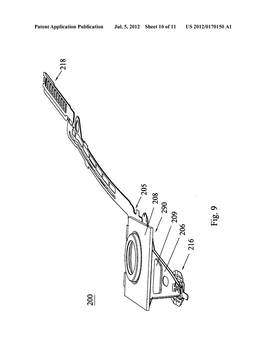 Suspension with supporting pieces, head gimbal assembly and disk drive     unit with the same - diagram, schematic, and image 11