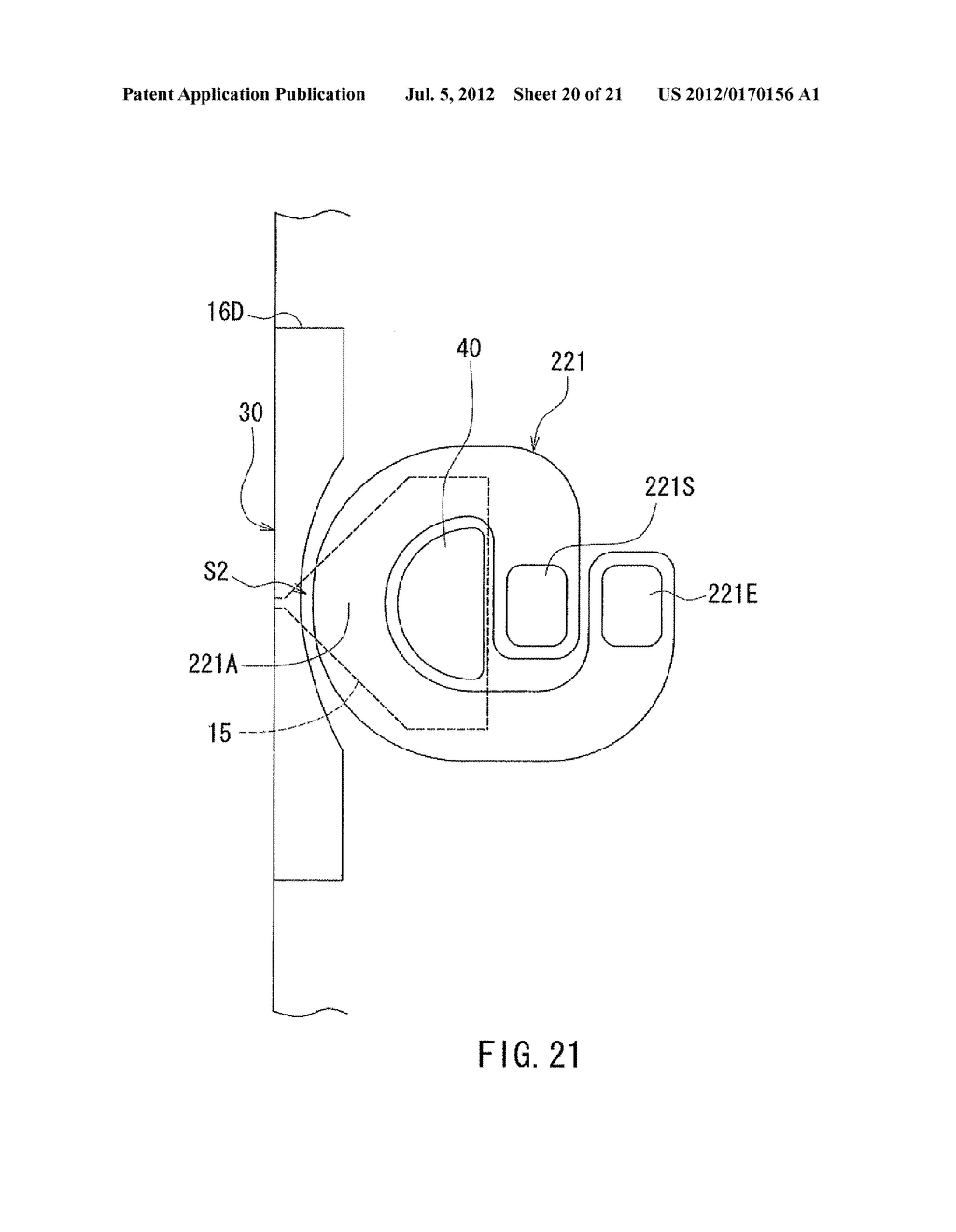 MAGNETIC HEAD FOR PERPENDICULAR MAGNETIC RECORDING HAVING A MAIN POLE AND     TWO SHIELDS - diagram, schematic, and image 21