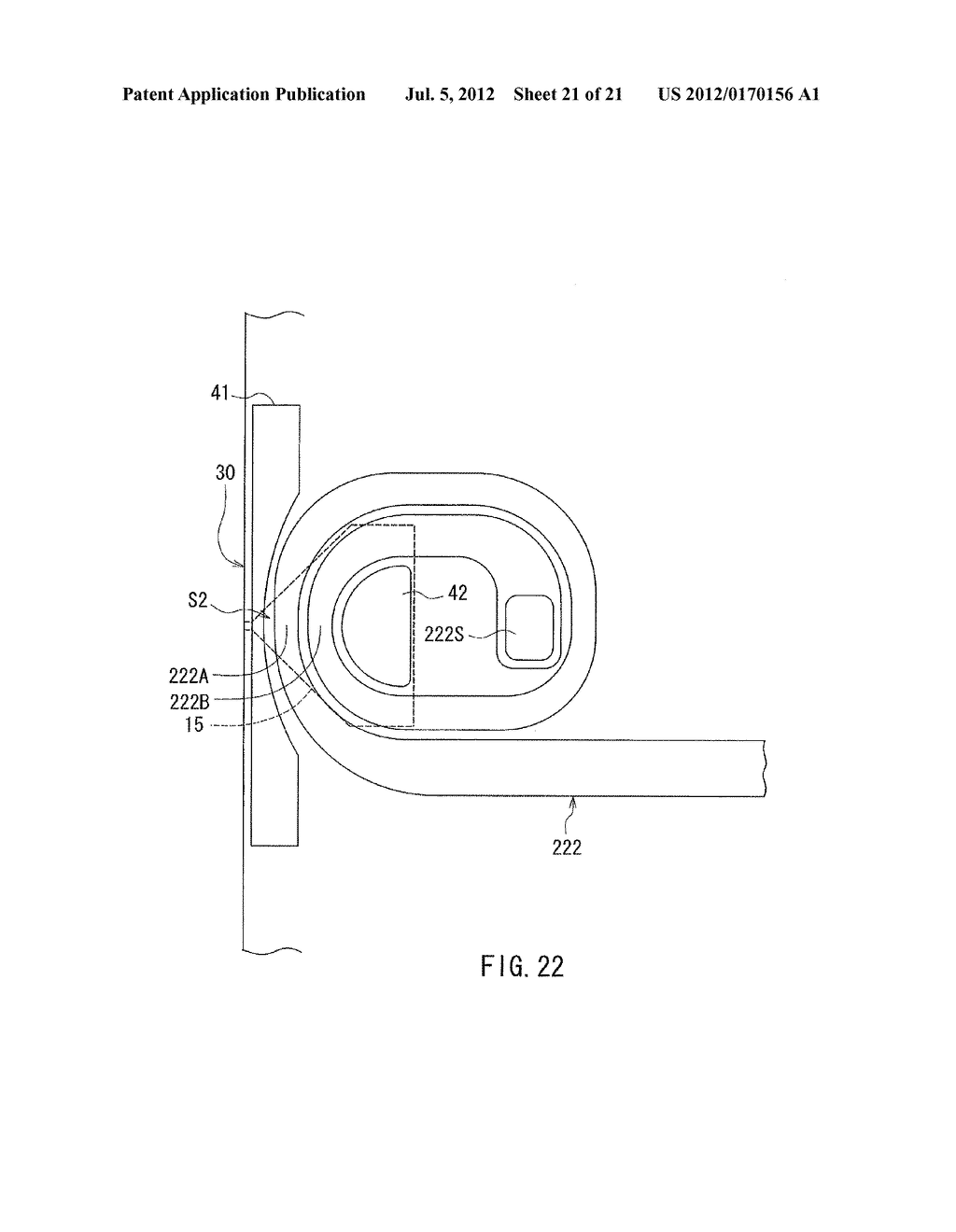 MAGNETIC HEAD FOR PERPENDICULAR MAGNETIC RECORDING HAVING A MAIN POLE AND     TWO SHIELDS - diagram, schematic, and image 22