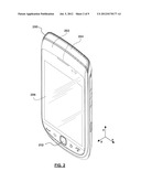 ELECTRONIC DEVICE HAVING AN ELECTRONIC COMPASS ADAPTED TO DETECT WHEN THE     DEVICE IS IN A HOLSTER diagram and image