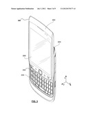 ELECTRONIC DEVICE HAVING AN ELECTRONIC COMPASS ADAPTED TO DETECT WHEN THE     DEVICE IS IN A HOLSTER diagram and image