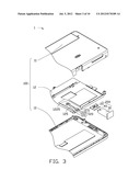 PORTABLE ELECTRONIC DEVICE AND SUPPORT MECHANISM THEREOF diagram and image