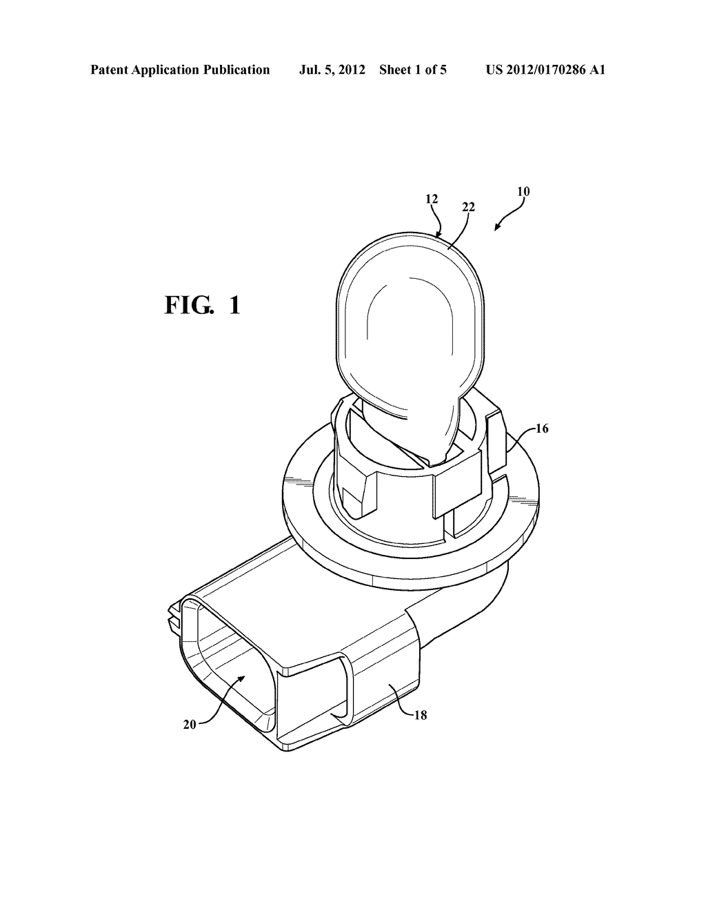 INTEGRAL LAMP ASSEMBLY AND METHOD OF CONSTRUCTION THEREOF - diagram, schematic, and image 02