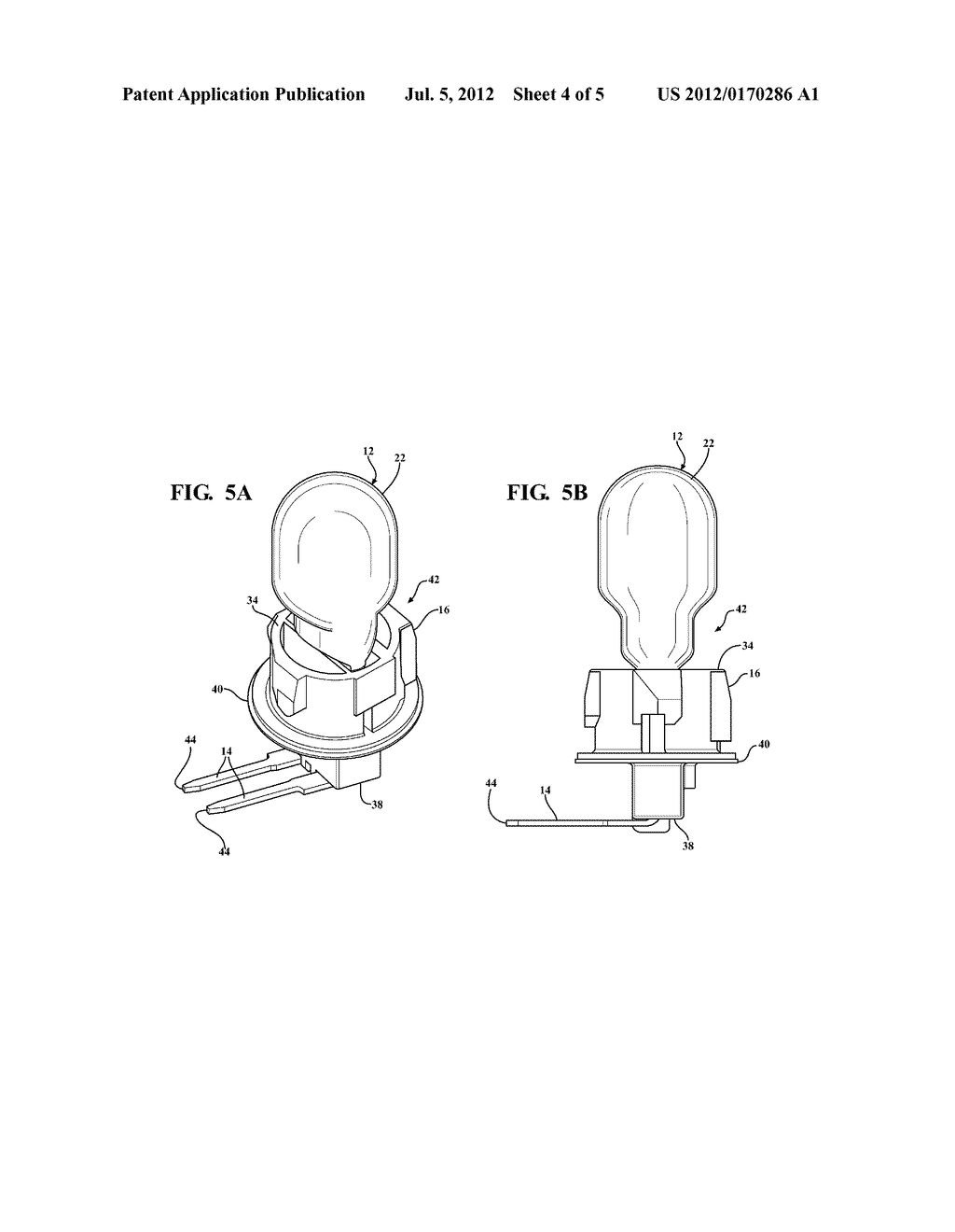 INTEGRAL LAMP ASSEMBLY AND METHOD OF CONSTRUCTION THEREOF - diagram, schematic, and image 05