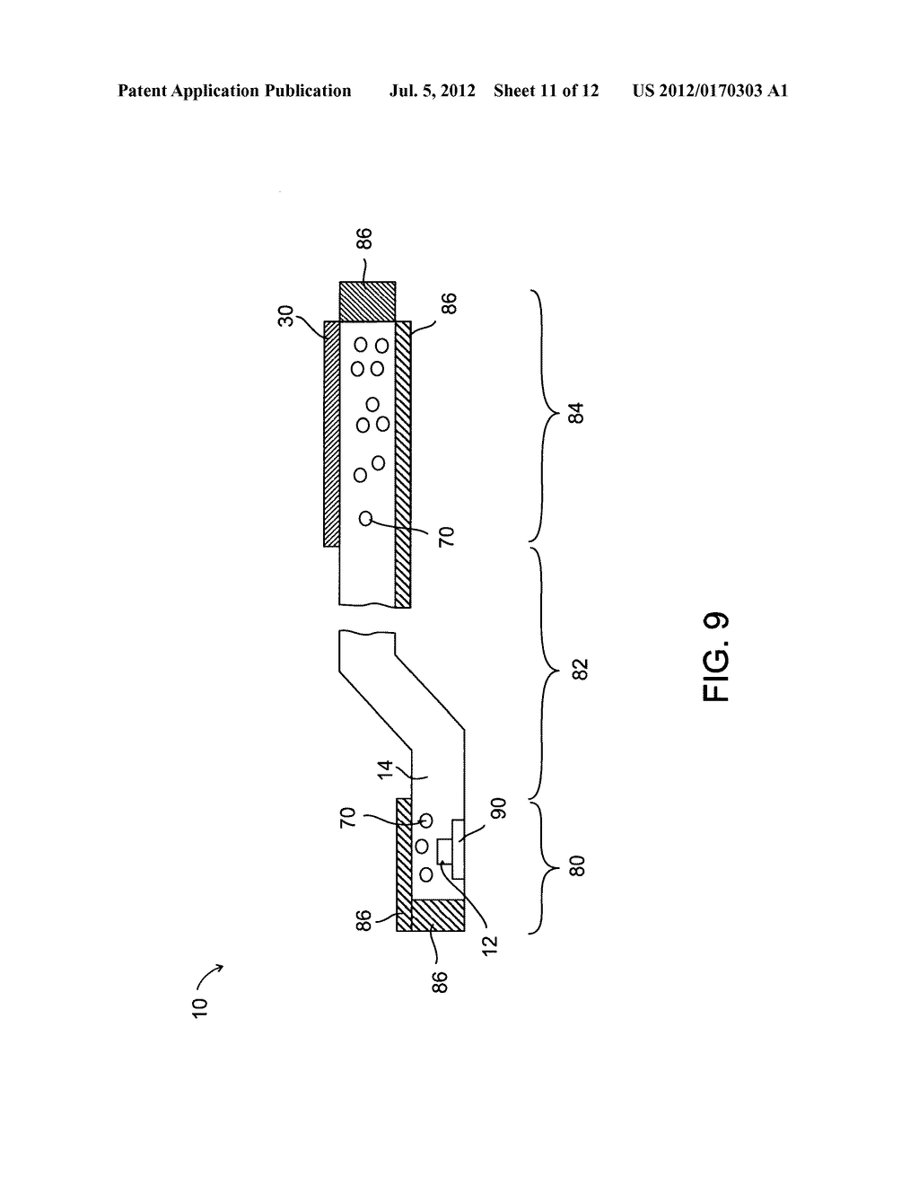 ILLUMINATION APPARATUS WITH HIGH CONVERSION EFFICIENCY AND METHODS OF     FORMING THE SAME - diagram, schematic, and image 12