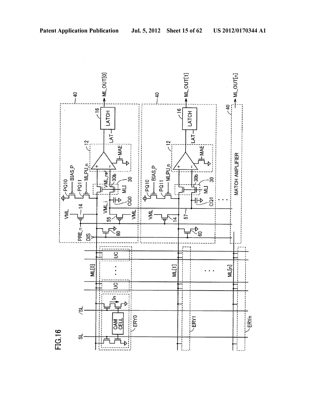 CONTENT ADDRESSABLE MEMORY - diagram, schematic, and image 16