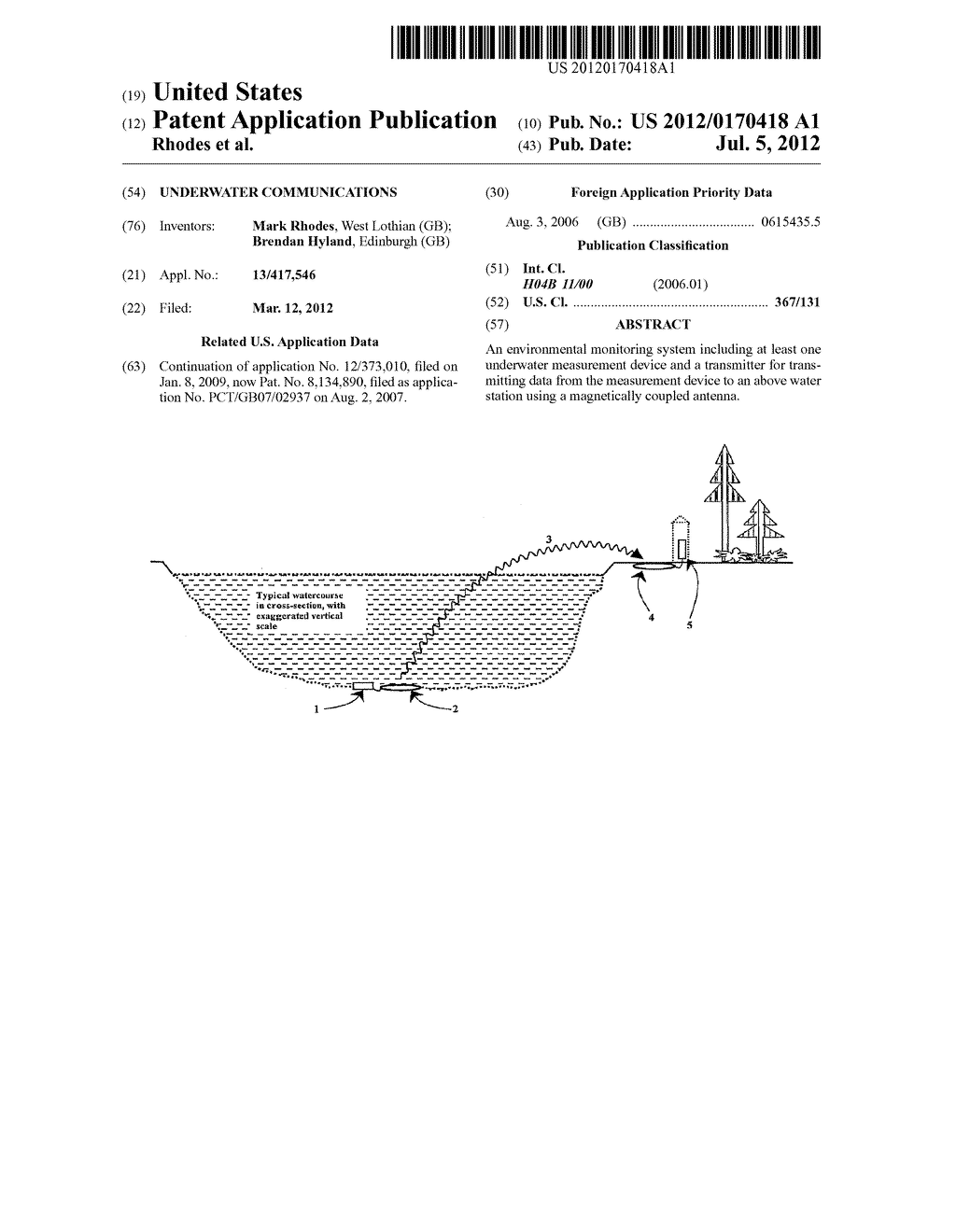 UNDERWATER COMMUNICATIONS - diagram, schematic, and image 01