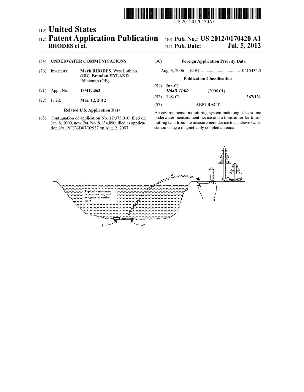 UNDERWATER COMMUNICATIONS - diagram, schematic, and image 01