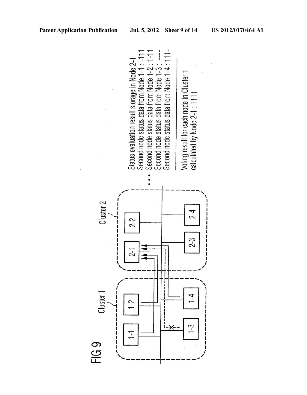 Method and Apparatus for Monitoring a Status of Nodes of a Communication     Network - diagram, schematic, and image 10