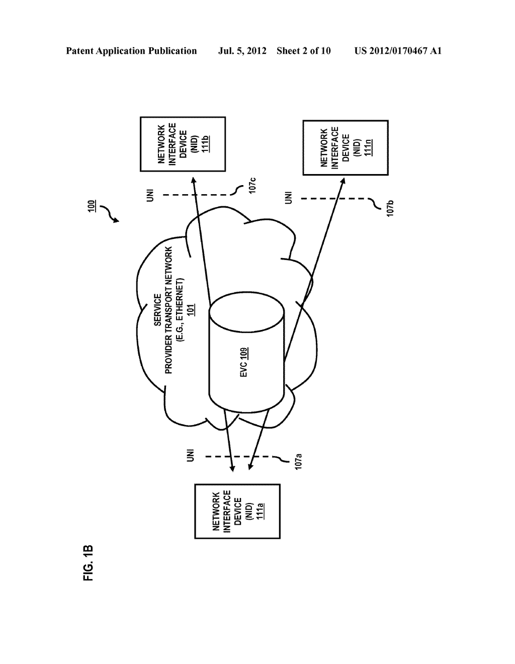 METHOD AND APPARATUS FOR PROVIDING VIRTUAL CIRCUIT PROTECTION AND TRAFFIC     VALIDATION - diagram, schematic, and image 03