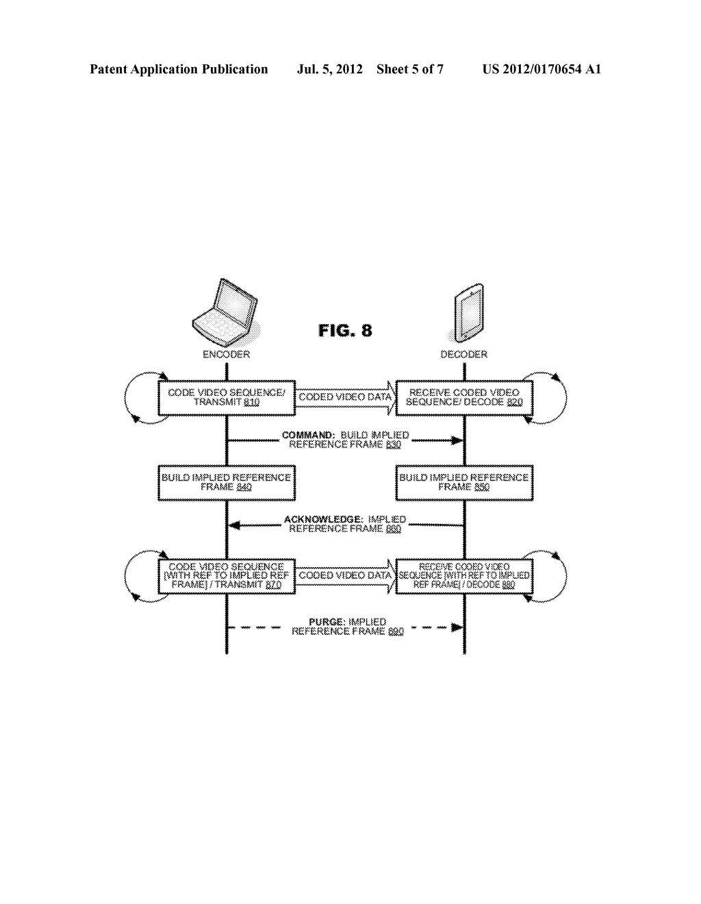 VIDEO CODING SYSTEM USING IMPLIED REFERENCE FRAMES - diagram, schematic, and image 06