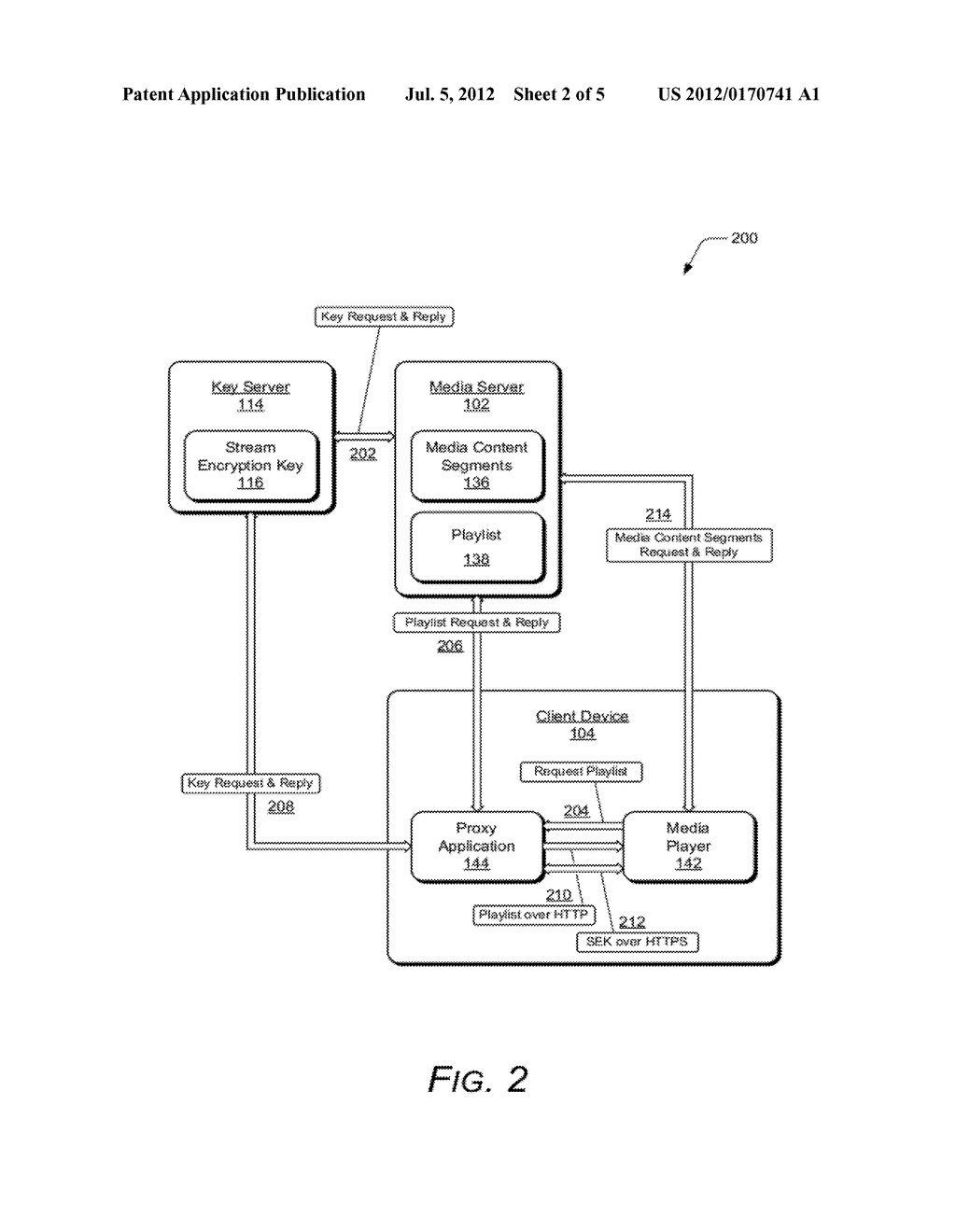 SECURE LIVE TELEVISION STREAMING - diagram, schematic, and image 03