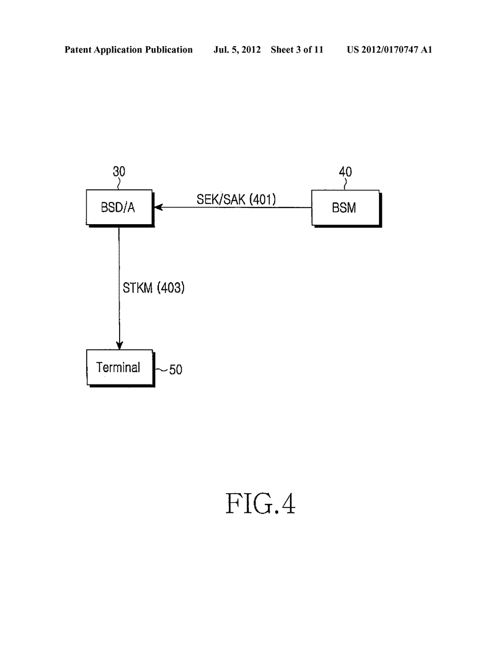 METHOD AND SYSTEM FOR PROTECTING BROADCAST SERVICE/CONTENT IN A MOBILE     BROADCAST SYSTEM, AND METHOD FOR GENERATING SHORT TERM KEY MESSAGE     THREFOR - diagram, schematic, and image 04