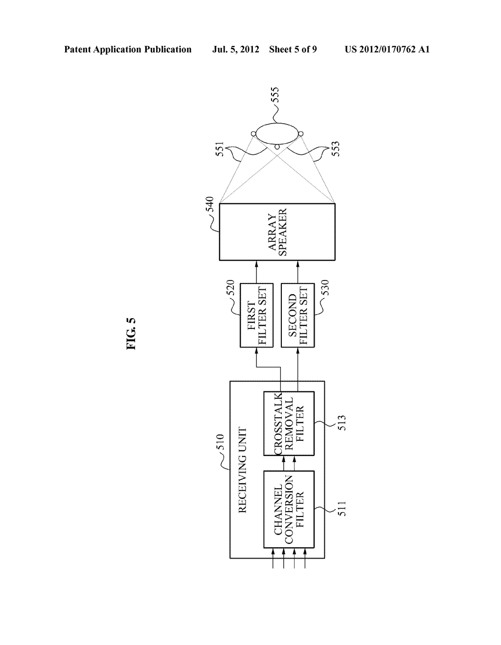 METHOD AND APPARATUS FOR CONTROLLING DISTRIBUTION OF SPATIAL SOUND ENERGY - diagram, schematic, and image 06