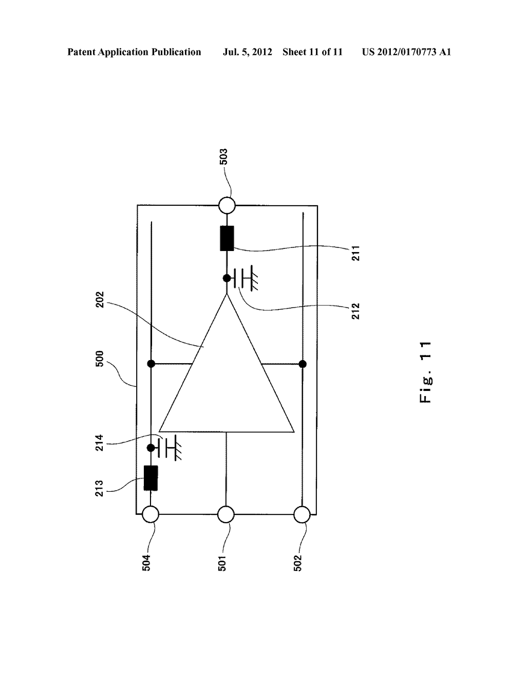 AMPLIFIER WITH HIGH-FREQUENCY NOISE REMOVING FUNCTION, MICROPHONE MODULE,     AND SENSOR MODULE - diagram, schematic, and image 12