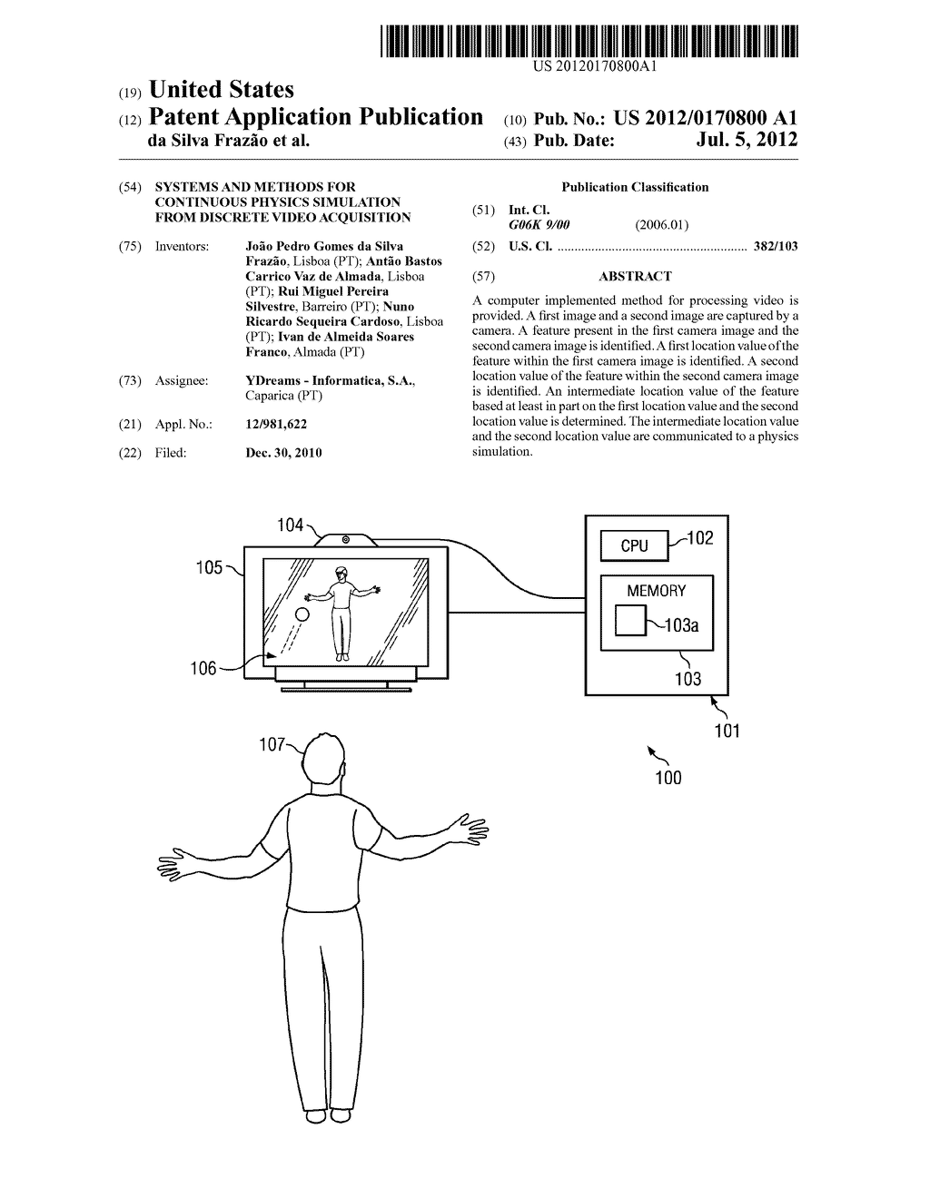 SYSTEMS AND METHODS FOR CONTINUOUS PHYSICS SIMULATION FROM DISCRETE VIDEO     ACQUISITION - diagram, schematic, and image 01