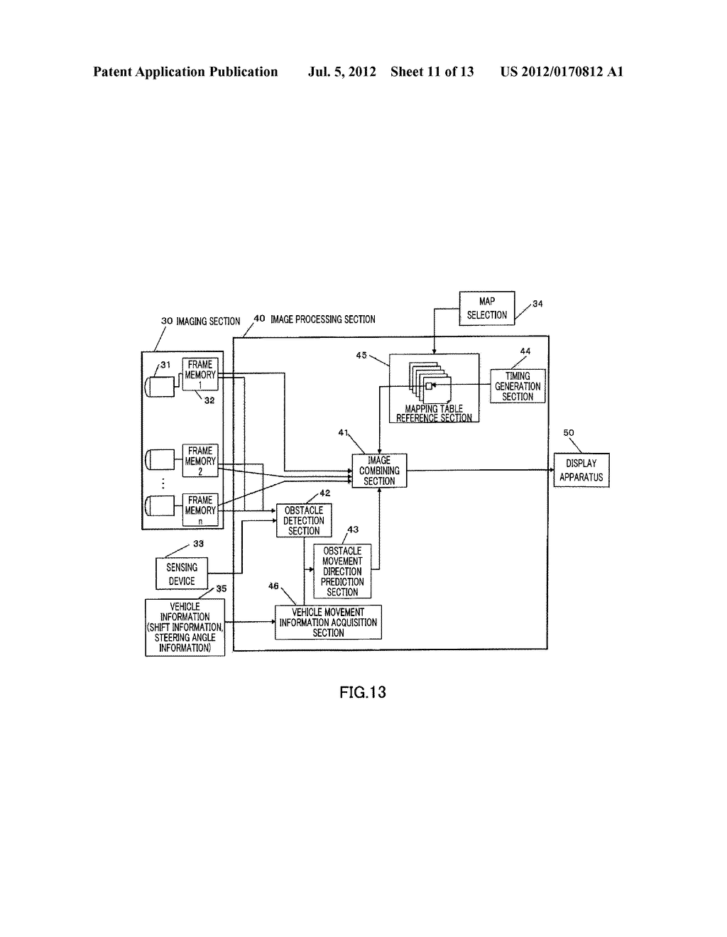 DRIVING SUPPORT DISPLAY DEVICE - diagram, schematic, and image 12