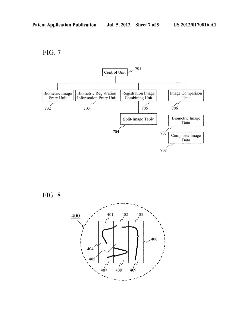 METHOD FOR CREATING BIOMETRIC INFORMATION FOR USE WITH BIOMETRIC     AUTHENTICATION DEVICE, AUTHENTICATION METHOD, AND AUTHENTICATION DEVICE - diagram, schematic, and image 08