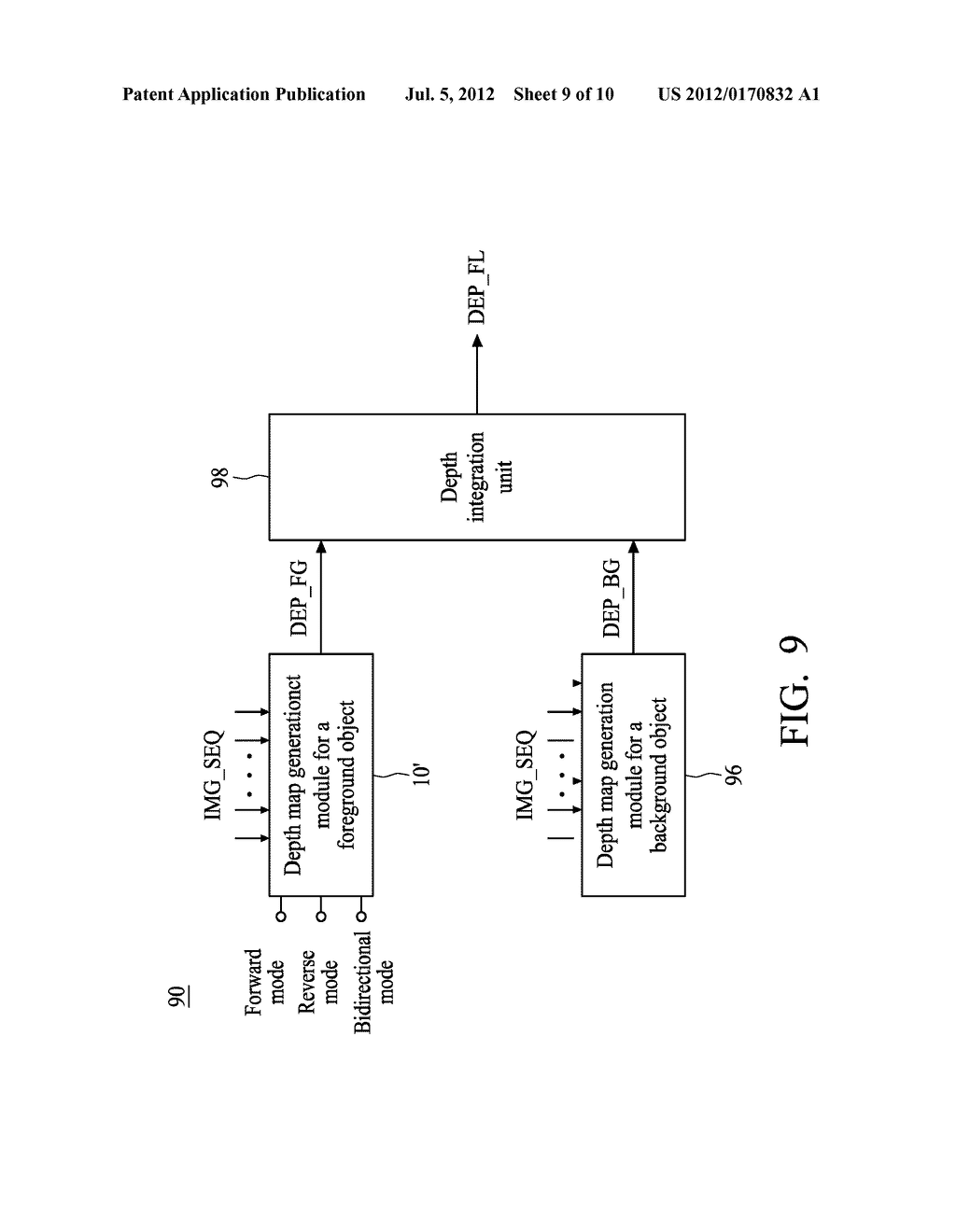DEPTH MAP GENERATION MODULE FOR FOREGROUND OBJECT AND METHOD THEREOF - diagram, schematic, and image 10