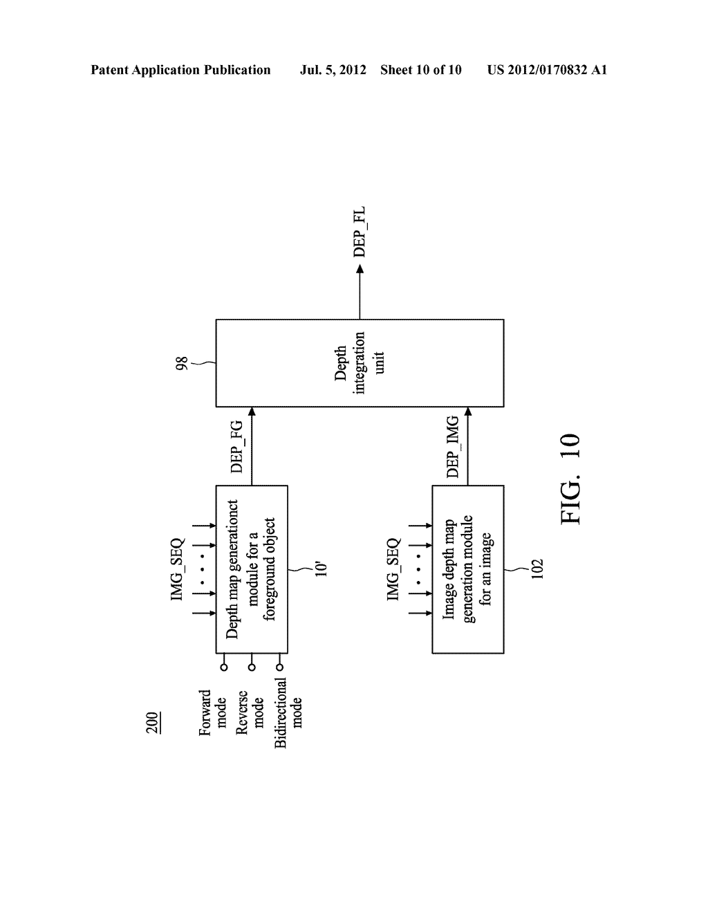 DEPTH MAP GENERATION MODULE FOR FOREGROUND OBJECT AND METHOD THEREOF - diagram, schematic, and image 11