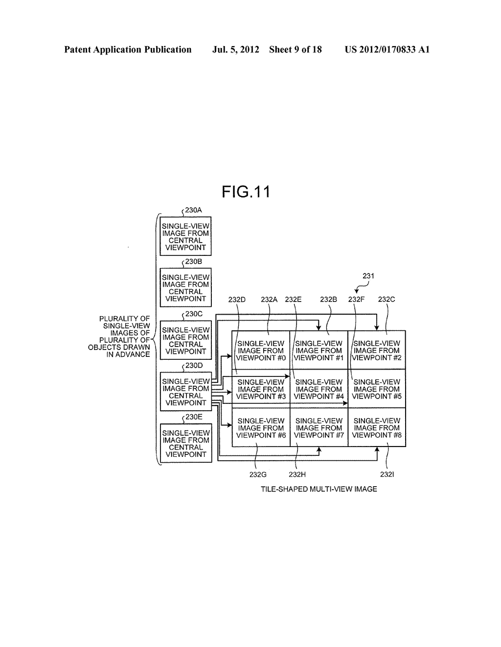 MULTI-VIEW IMAGE GENERATING METHOD AND APPARATUS - diagram, schematic, and image 10