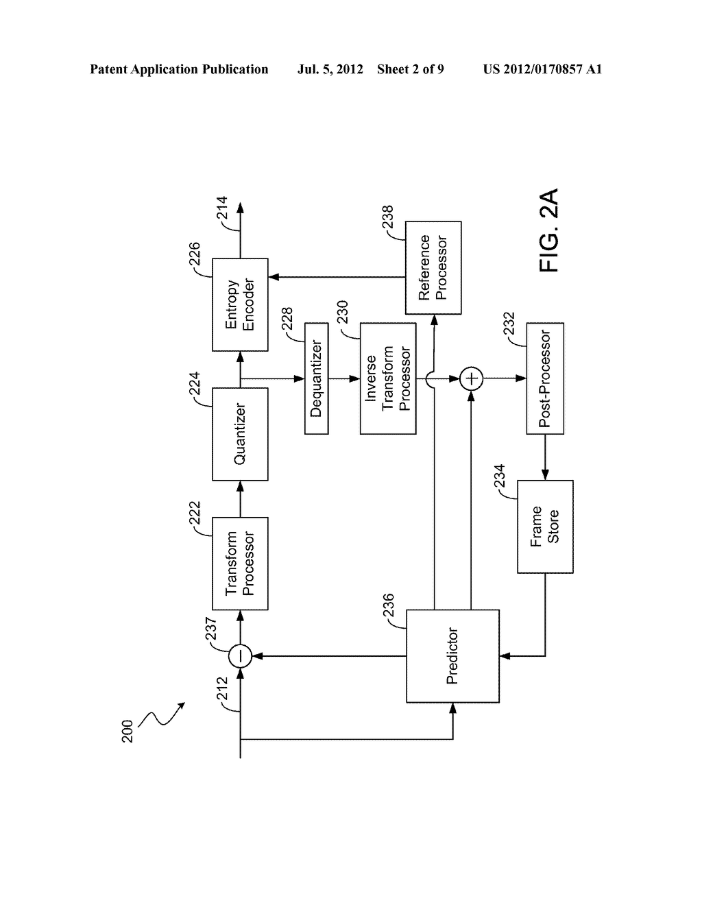 CODING OF RESIDUAL DATA IN PREDICTIVE COMPRESSION - diagram, schematic, and image 03