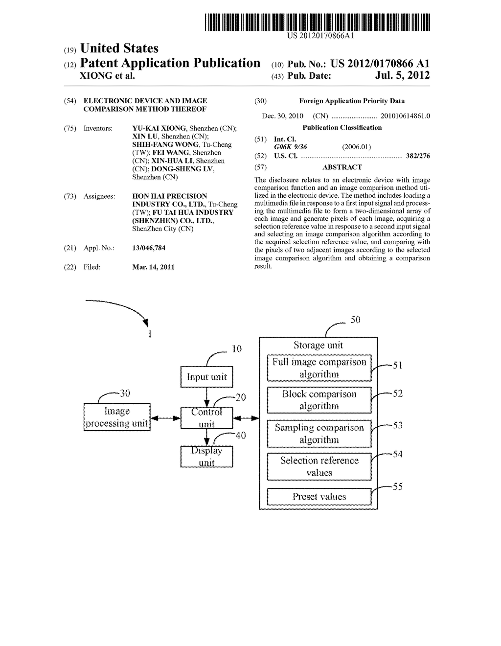 ELECTRONIC DEVICE AND IMAGE COMPARISON METHOD THEREOF - diagram, schematic, and image 01