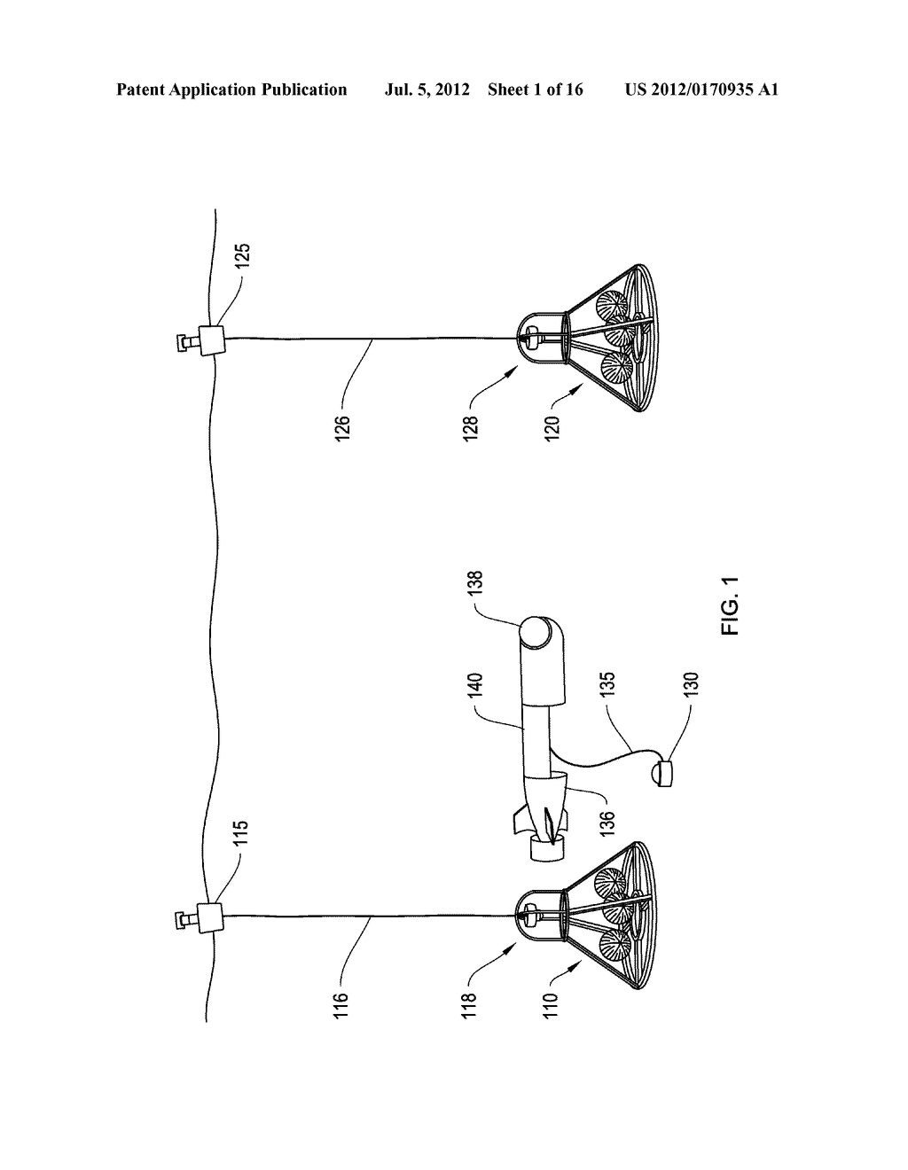 SYSTEMS AND METHODS FOR ESTABLISHING AN UNDERWATER OPTICAL COMMUNICATION     NETWORK - diagram, schematic, and image 02