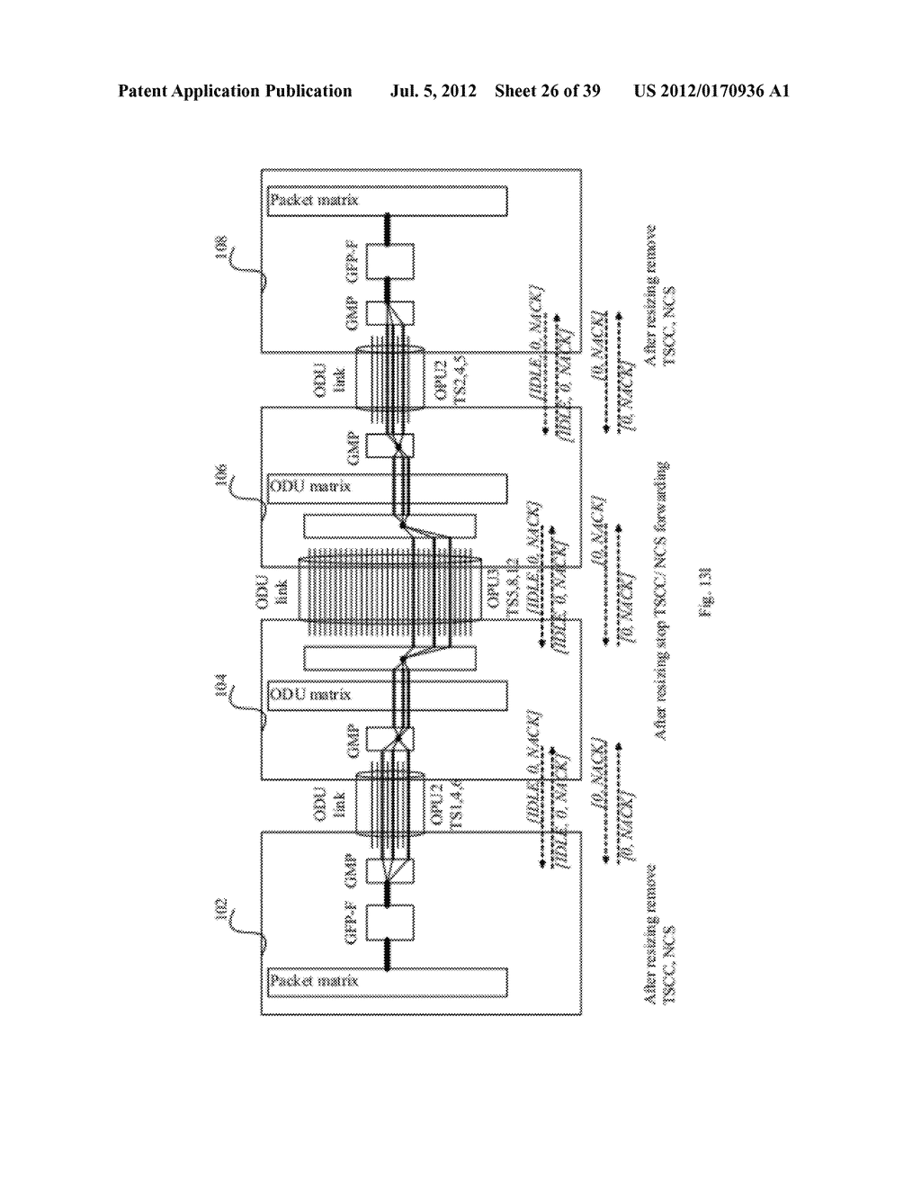 DYNAMIC HITLESS RESIZING IN OPTICAL TRANSPORT NETWORKS - diagram, schematic, and image 27