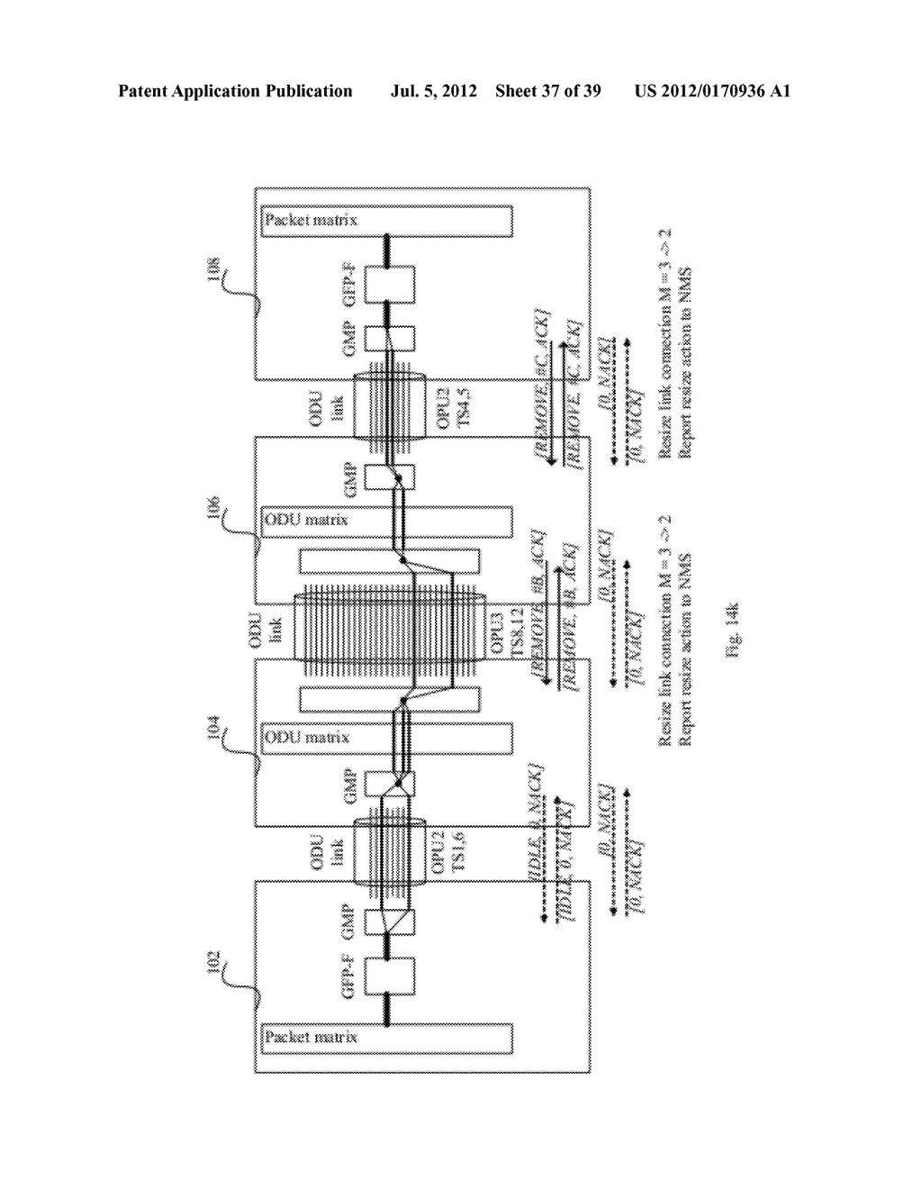 DYNAMIC HITLESS RESIZING IN OPTICAL TRANSPORT NETWORKS - diagram, schematic, and image 38