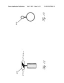 Writing instrument or stylus appendage for attachment with a finger diagram and image