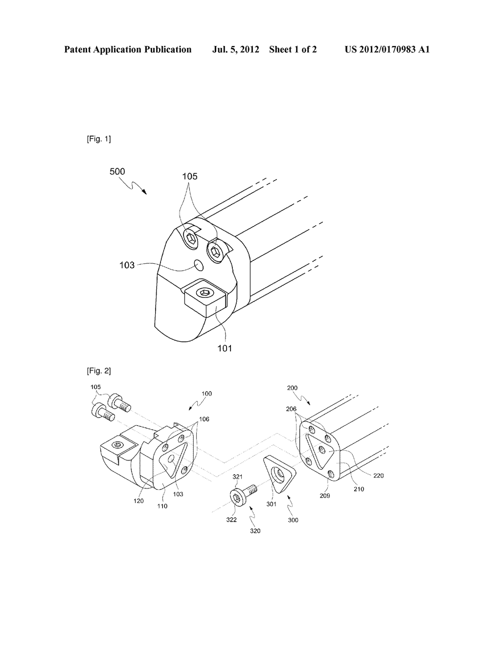 Cutting Tool Assembly for Stable Coupling Structure - diagram, schematic, and image 02