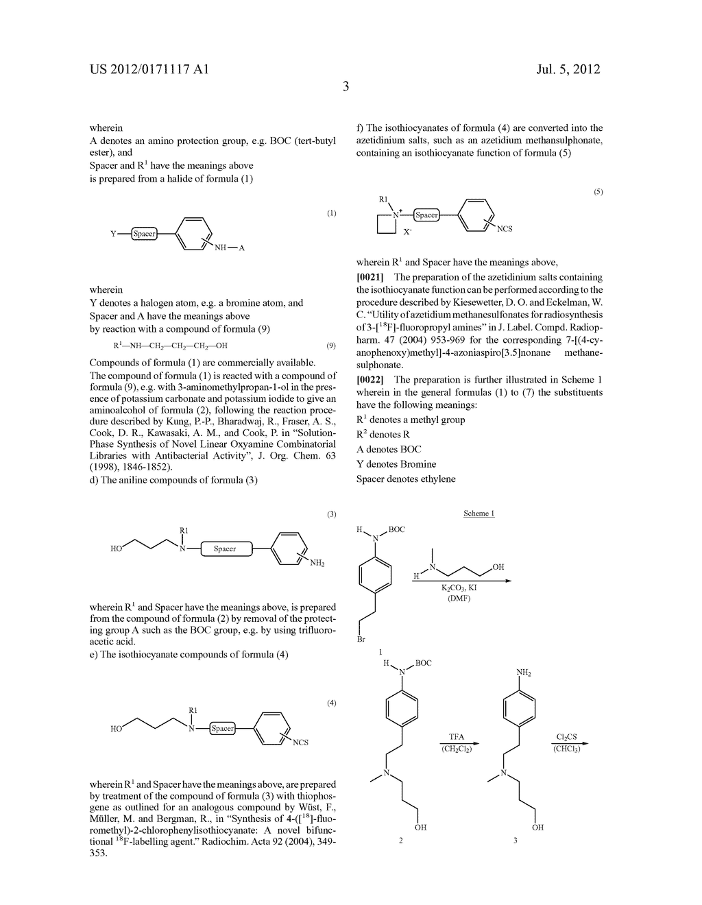 RADIOFLUORINATED COMPOUNDS AND THEIR PREPARATION - diagram, schematic, and image 04