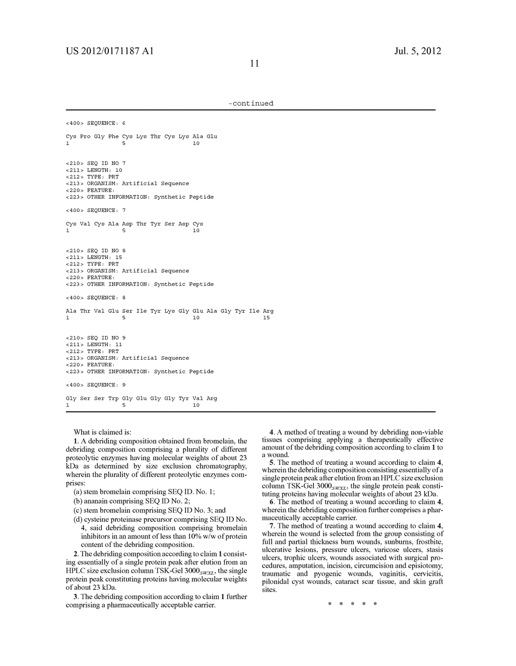 DEBRIDING COMPOSITION FROM BROMELAIN AND METHODS OF PRODUCTION THEREOF - diagram, schematic, and image 20