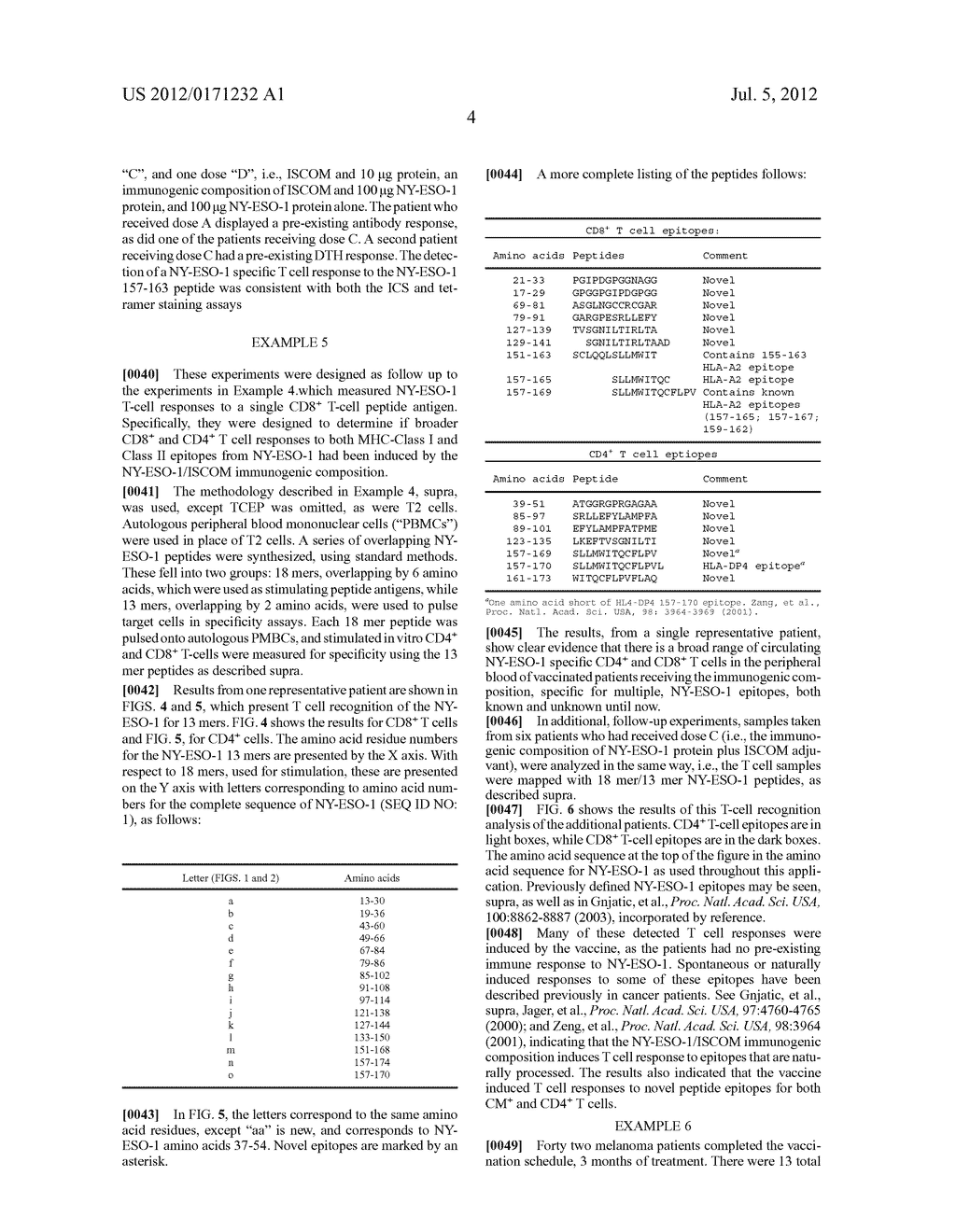 IN VIVO EFFICACY OF NY-ESO-1 PLUS ADJUVANT - diagram, schematic, and image 12