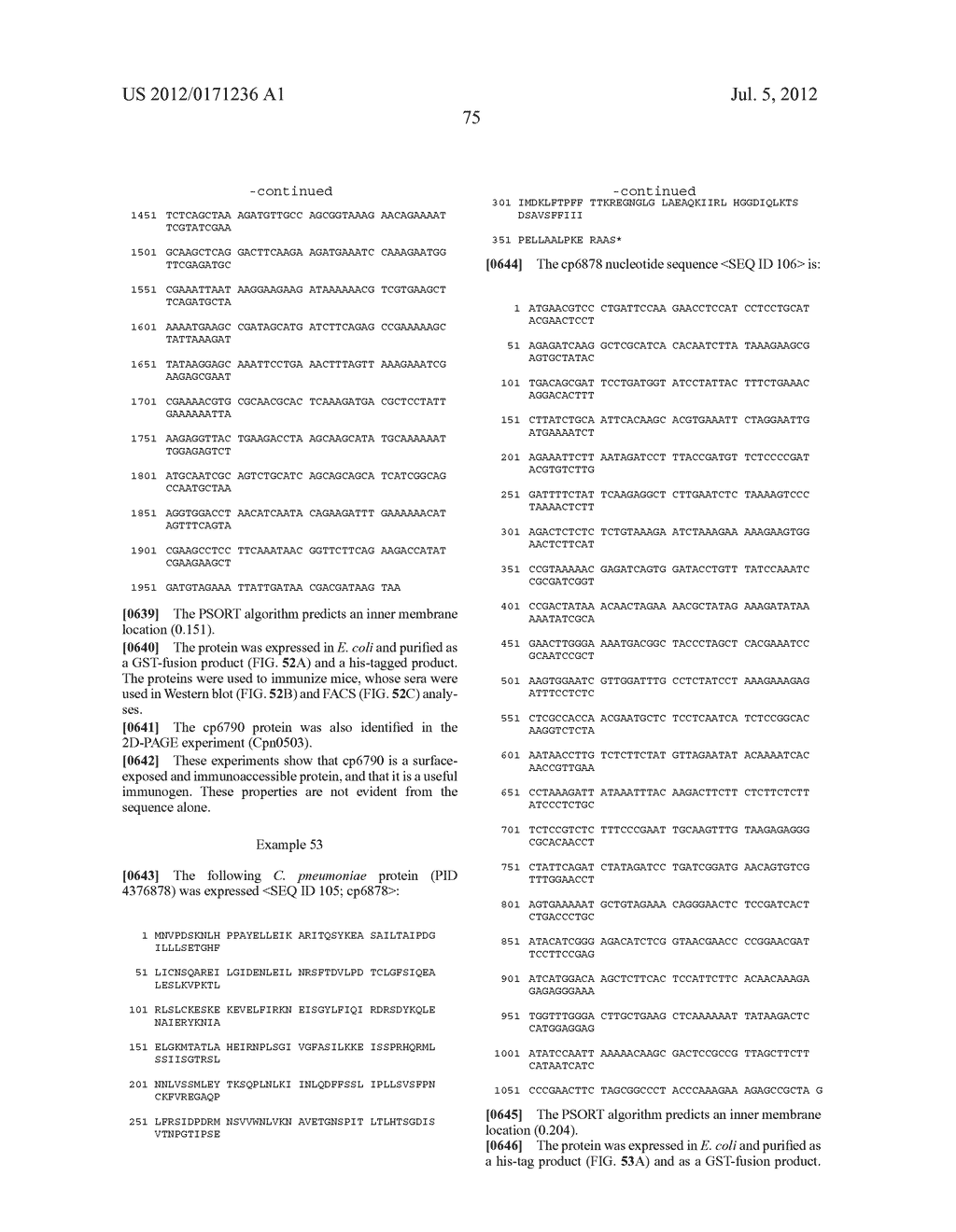 IMMUNIZATION AGAINST CHLAMYDIA PNEUMONIAE - diagram, schematic, and image 245