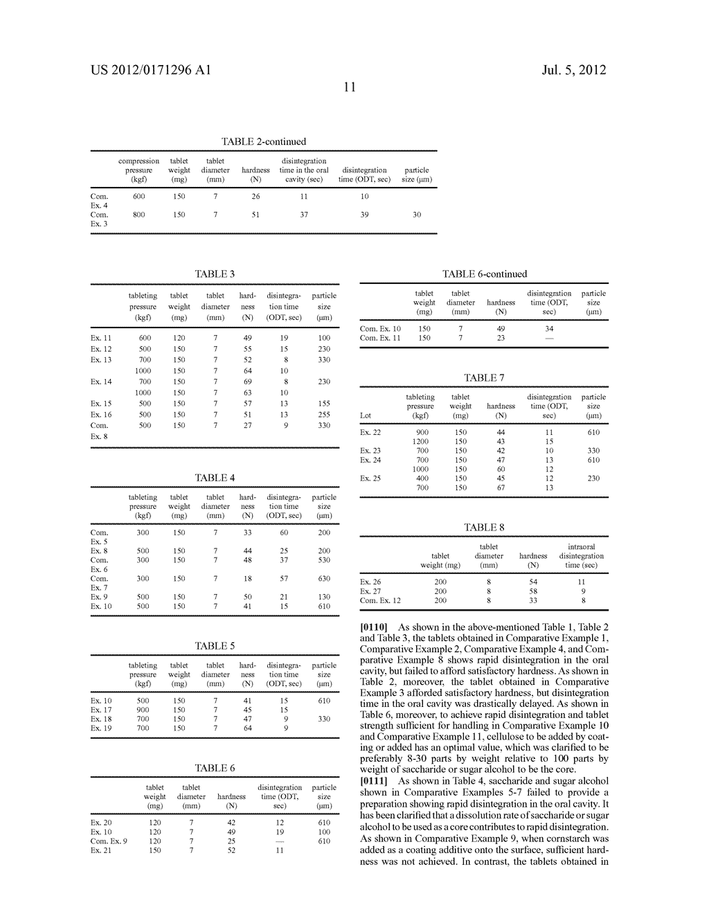 RAPIDLY DISINTEGRATING SOLID PREPARATION - diagram, schematic, and image 13