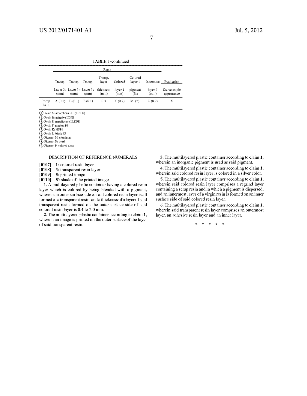 MULTILAYERED PLASTIC CONTAINER HAVING SUPERIOR APPEARANCE CHARACTERISTICS - diagram, schematic, and image 09