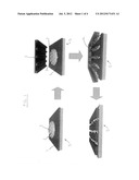 METHOD FOR THE CREATION OF COMPLEX STRUCTURES ON A MICROMETRIC OR     NANOMETRIC SCALE, AND THE COMPLEX STRUCTURE THUS OBTAINED diagram and image