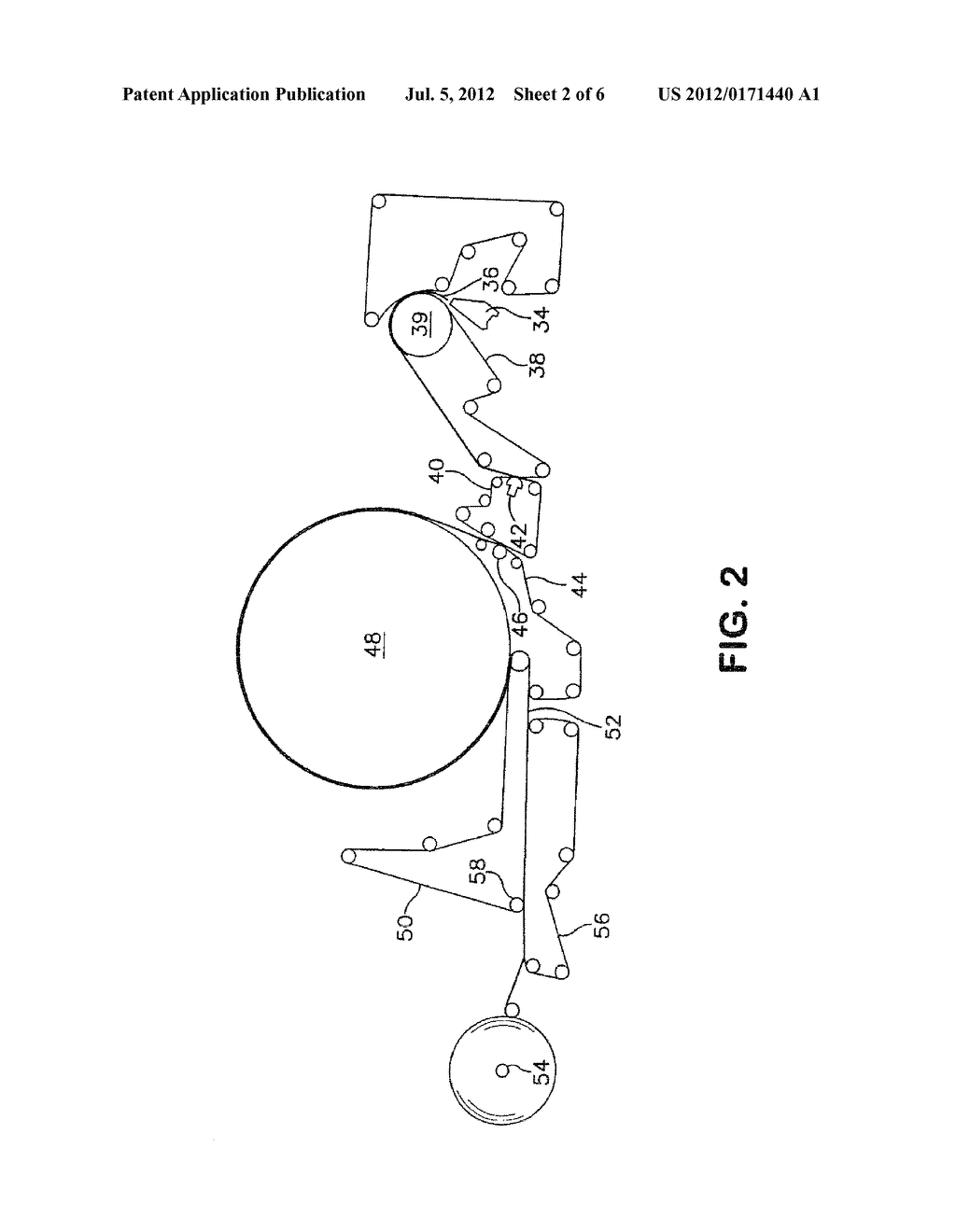 Process For Applying High Viscosity Composition to a Sheet With High Bulk - diagram, schematic, and image 03